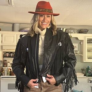 Heavy Motorcycle Fringe Jacket
